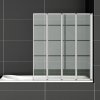 Badewanne 4-ftg.Falttür Duschwand duschabtrennung 100x140cm