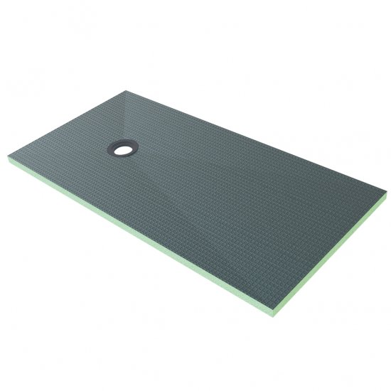 Befliesbares Duschelement XPS Duschboard Duschtasse 160x80x4 cm - zum Schließen ins Bild klicken