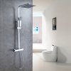 Duschsystem mit Thermostat Regendusche Duschset Duschsäule Duscharmatur Dusche