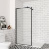 Walk in Dusche Duschwand Duschabtrennung Echtglas 8mm NANO Glas