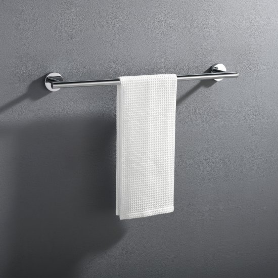 Edelstahl Handtuchhalter Handtuchstange Badetuchhalter Bad Handtuch Halter Chrom - zum Schließen ins Bild klicken