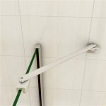 45cm ein Diagonal Wandhalterung Stabilisierungsstange für Duschkabine Duschwand Badewanne Aufsatz
