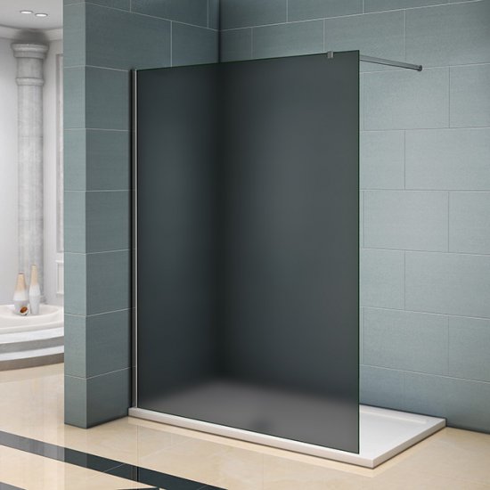 140x200cm Walk in Duschtrennwand 8mm NANO-Glas Duschabtrennung Duschkabine Duschwand mit Glasschutzfolie - zum Schließen ins Bild klicken