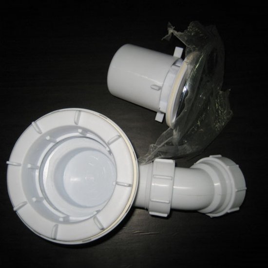 90mm Schneller Durchfluss Dusche Ablaufgarnitur für Duschtasse/Duschwanne Q6 - zum Schließen ins Bild klicken