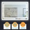 60×50 cm LED Badspiegel 1xTouch Kaltweiß[Typ G]