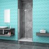 80/90/100cm x195cm Duschkabine Duschabtrennung Nischentür Schwingtür Falttür,6mm NANO Glas