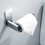 Toilettenpapierhalter Edelstahl ohne Bohren kleben Bad/Küche